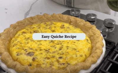 The BEST Easy Quiche Recipe – Simple, Savory, and So Adaptable