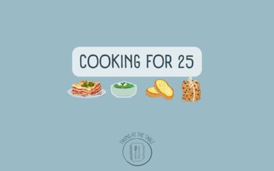 Cooking for 25