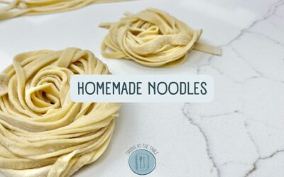 Homemade Noodles- Easier Than You Think!