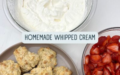 Homemade Whipped Cream